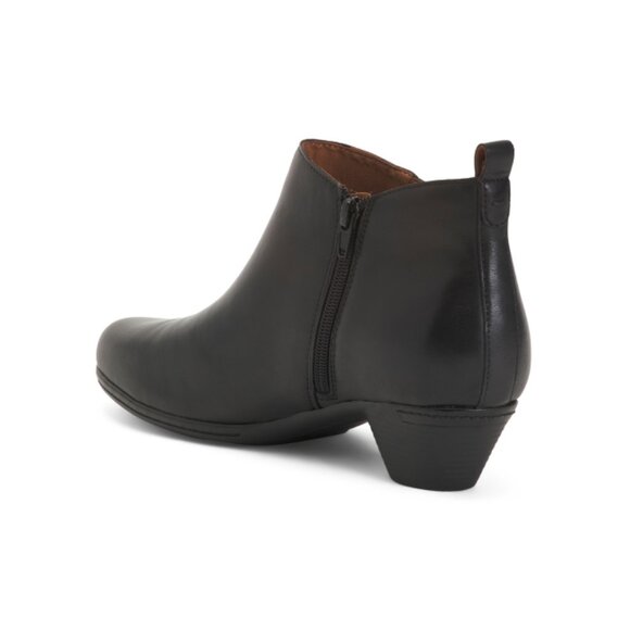 COBB HILL ROCKPORT Black Leather Larsa Comfort Booties - Picture 2 of 2